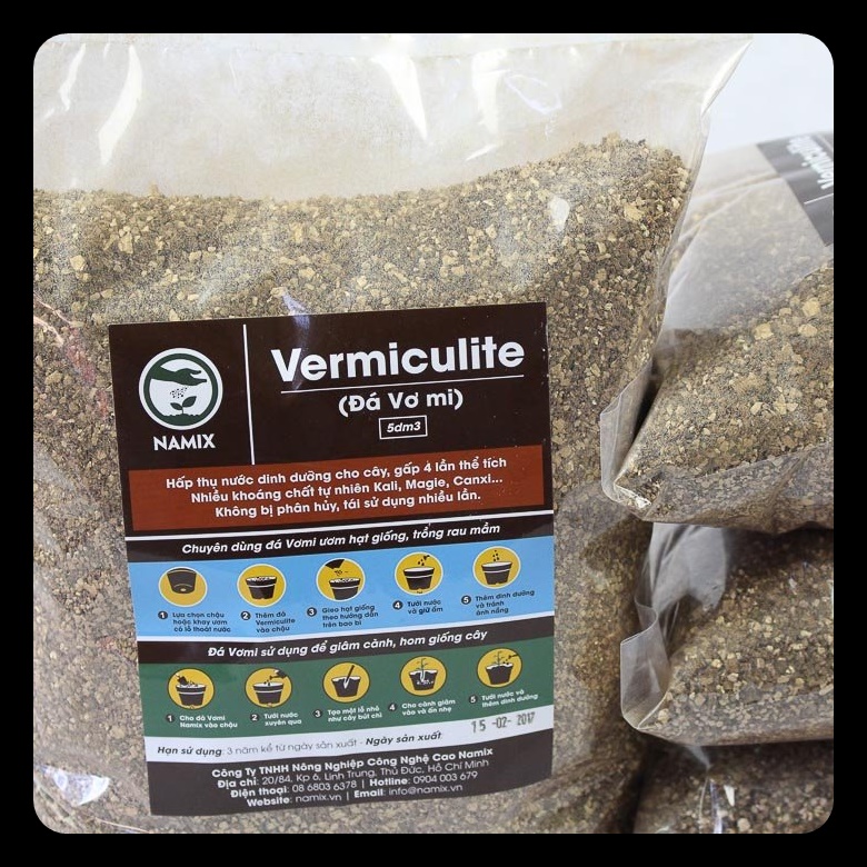 Sản phẩm đá Vermiculite của Namix an toàn chất lượng đảm bảo