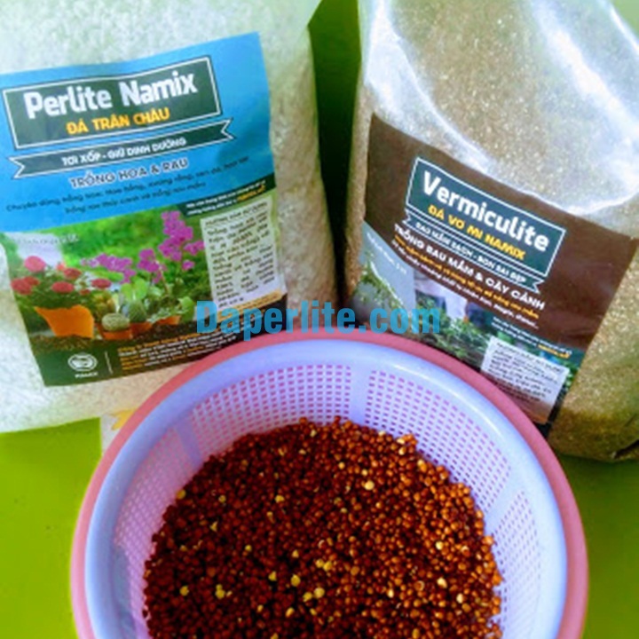 Giá thể tốt trồng rau mầm - đá Vermiculite namix